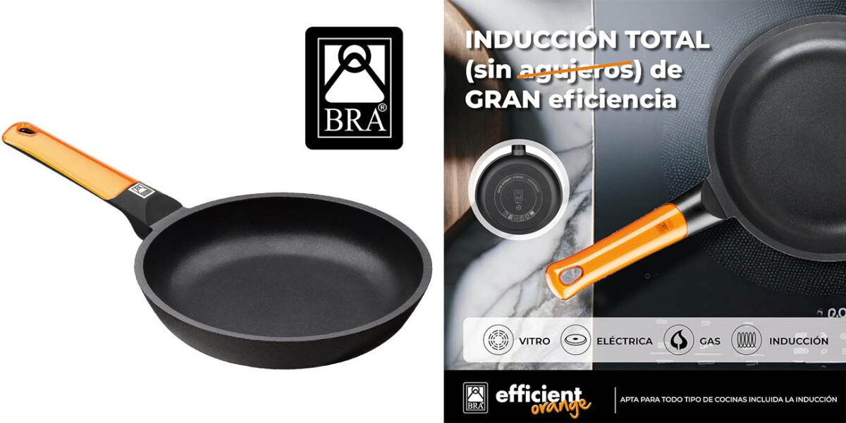 Sartén BRA Efficient Orange de 22 cm