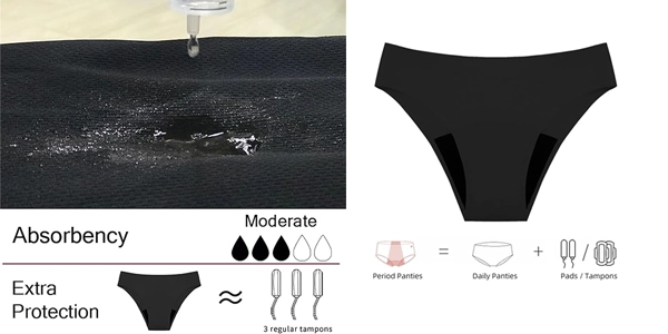 braga de bikini menstrual riou oferta