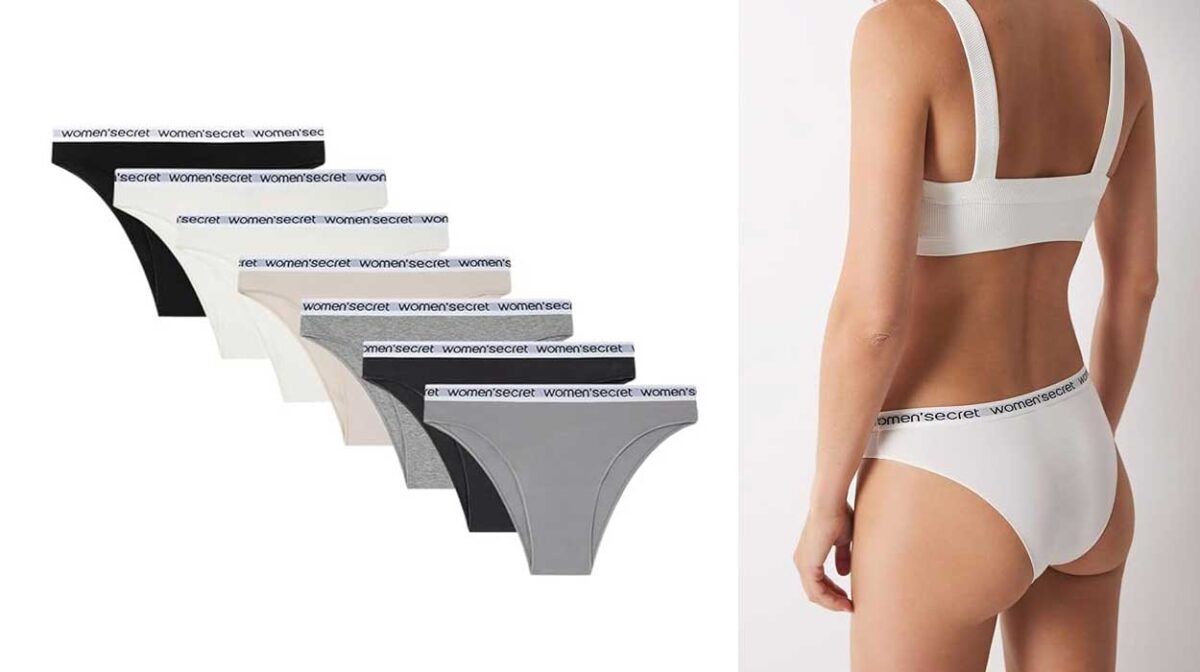 Estrena ropa interior bonita y confortable con este pack de 7 bragas Women'secret rebajado en Amazon