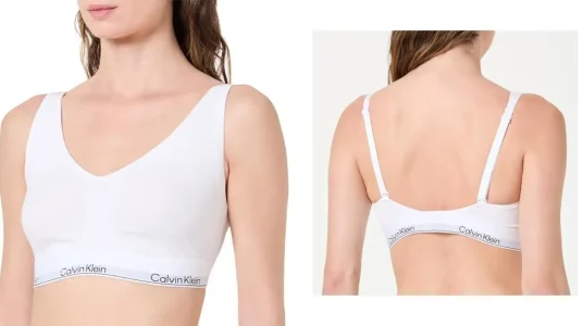 Bralette Calvin Klein Full Cup Triangle ajustable para mujer