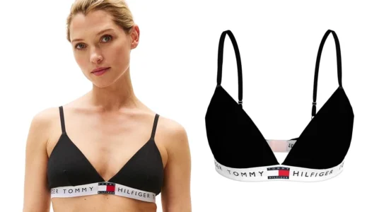 bralette de triángulo Tommy Jeans para mujer barato