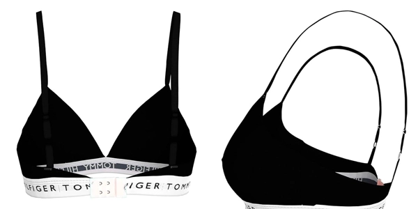 bralette de triángulo Tommy Jeans para mujer oferta