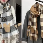 Bufanda Mickey Mouse de cachemira suave para mujer