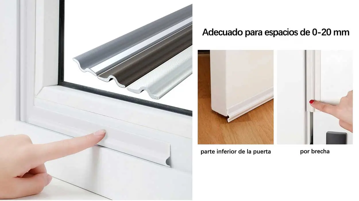 Burlete adhesivo ventanas