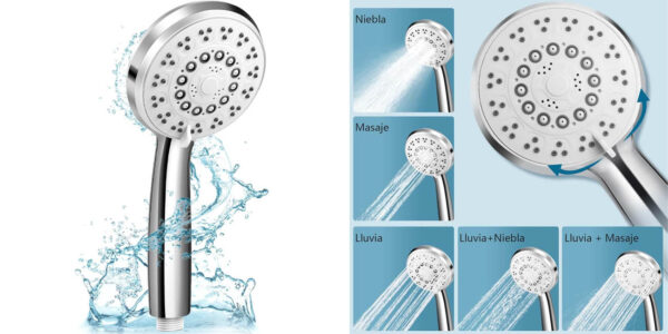 Alcachofa de ducha Rovptop con 5 modos