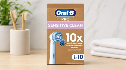 Cabezales de recambio Oral-B Sensitive Clean para encías sensibles, pack de 10