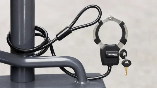 Cable antirrobo Master Lock de 1 m para bicicleta y más