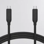 Cable de carga rápida Amazon Basics USB-C a USB-C de 1m con transferencia de datos 40 Gbps y carga hasta 240W