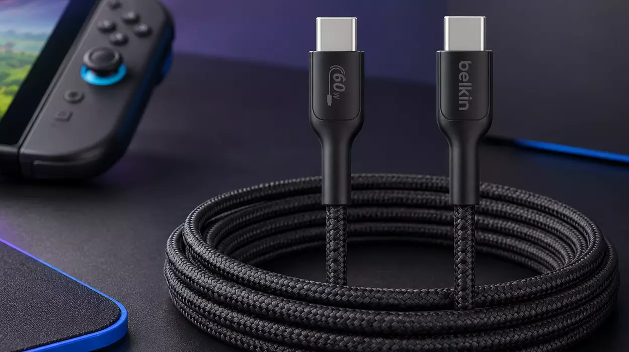 Carga rápida y juego sin pausas con este cable Belkin Gaming USB-C de 2 m por sólo 6,95€