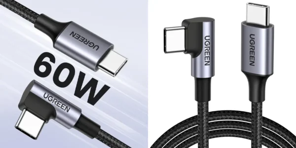 Cable USB-C UGREEN con conector en L