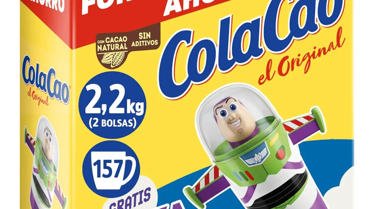 ColaCao Original de 2,2 kg con taza batidora de Buzz Lightyear