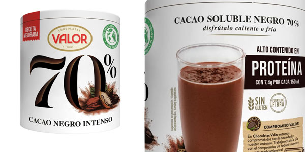 Cacao Valor Negro Intenso 70 barato
