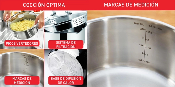 cacerola Tefal Duetto 24 cm oferta