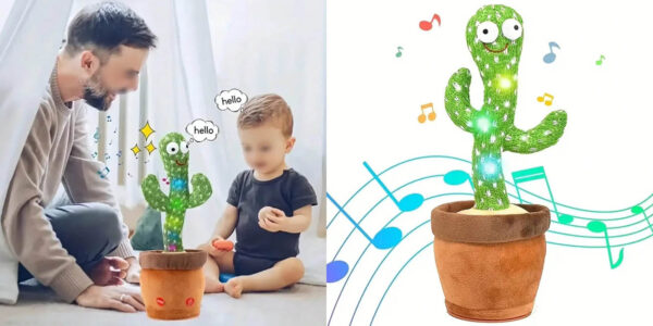 Cactus parlante y bailarín para niños