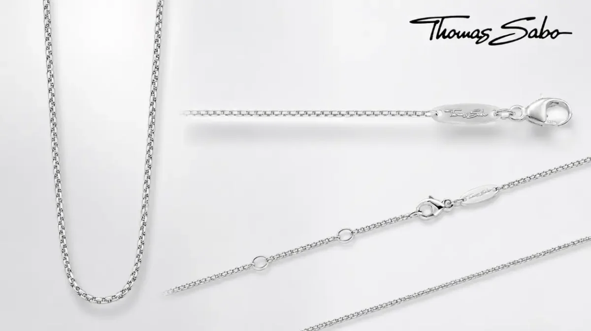 Cadena unisex Thomas Sabo de plata ennegrecida