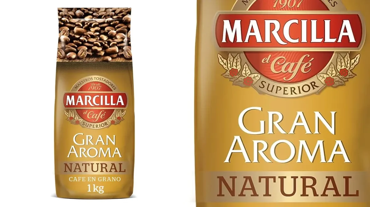 Café en grano Marcilla Gran Aroma Natural de 1 kg