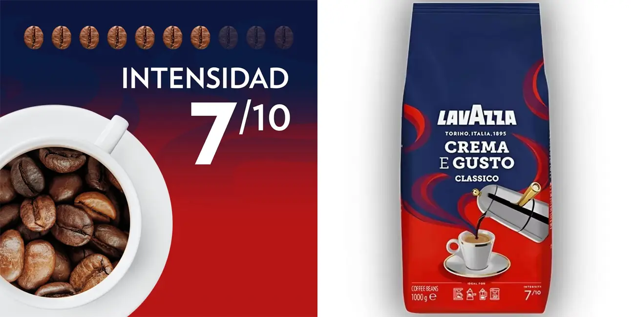 Café en grano Lavazza Crema e Gusto