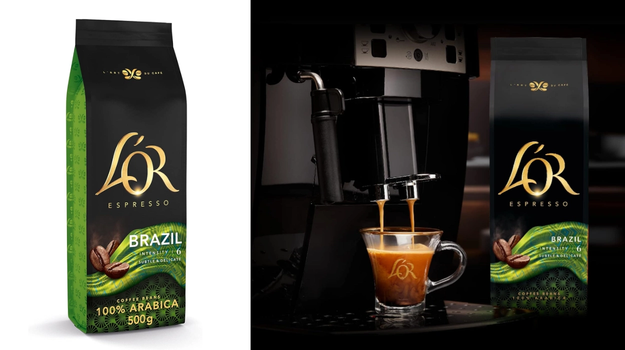 café en grano natural L'OR Espresso Brazil de 500 g