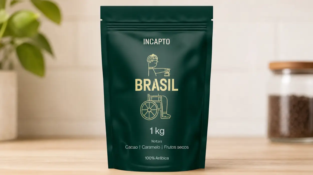 Café en grano de especialidad Incapto Brasil 100% Arábica de 1 kg