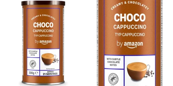 Café instantáneo capuchino by Amazon de 300 gr