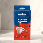 Lavazza Crema e Gusto Classico, café molido natural de 250 g para cafetera italiana y prensa francesa