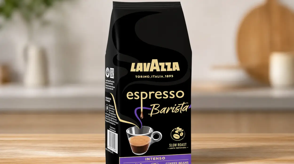 Café en grano Lavazza Espresso Barista Intenso de 500 g, sabor y aroma como en Italia, intensidad 9/10