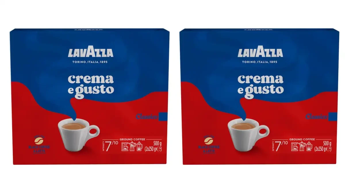 Pack de 4 paquetes de café molido Lavazza Crema e Gusto de 250 g