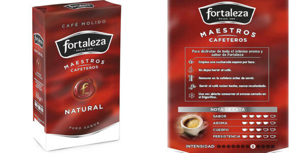 Café molido Fortaleza Natural de 250 g