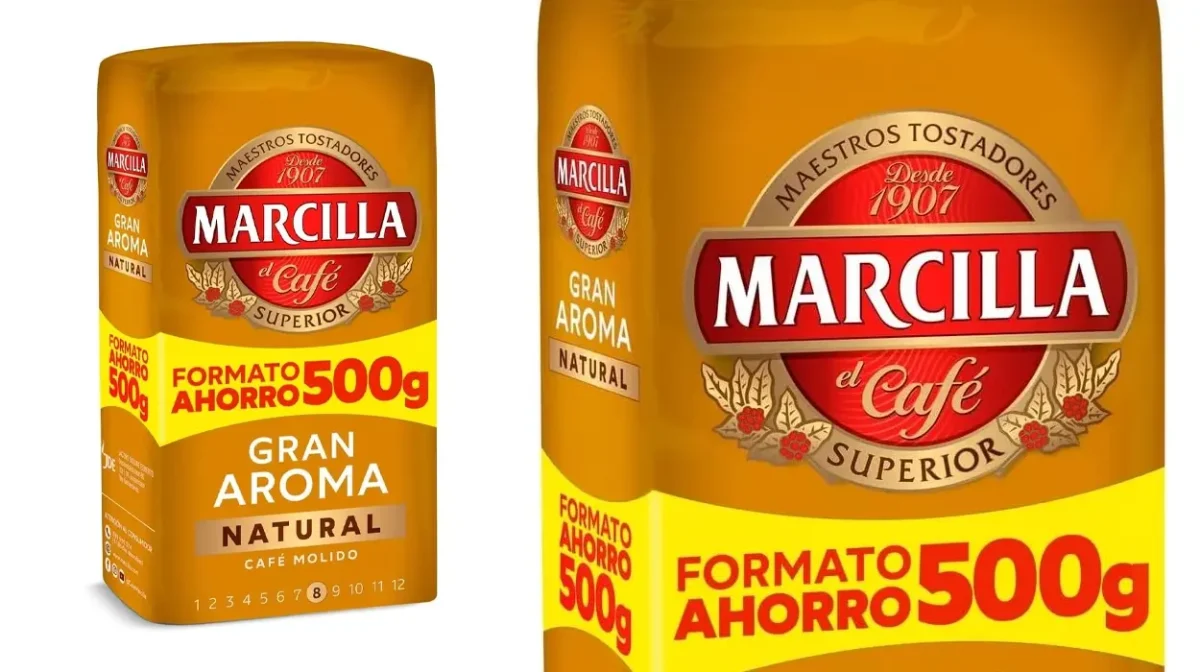 Pack x3 Café Molido Marcilla Gran Aroma Natural de 500 g