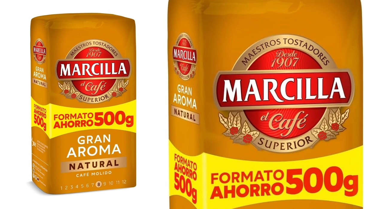 café molido natural Marcilla Gran Aroma 500 g
