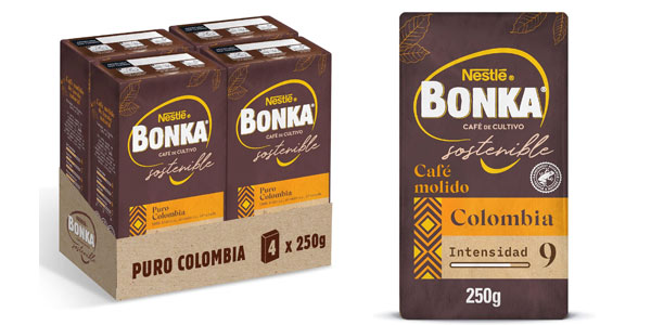 Café molido puro Bonka Colombia barato