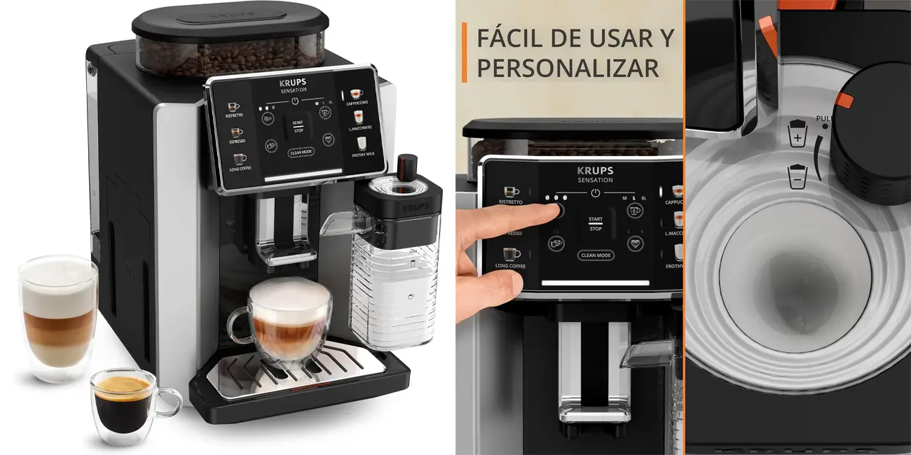 Cafetera automática Krups Sensation Milk