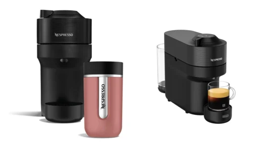 cafetera de cápsulas De'Longhi Nespresso Vertuo Pop + Aeroccino barata