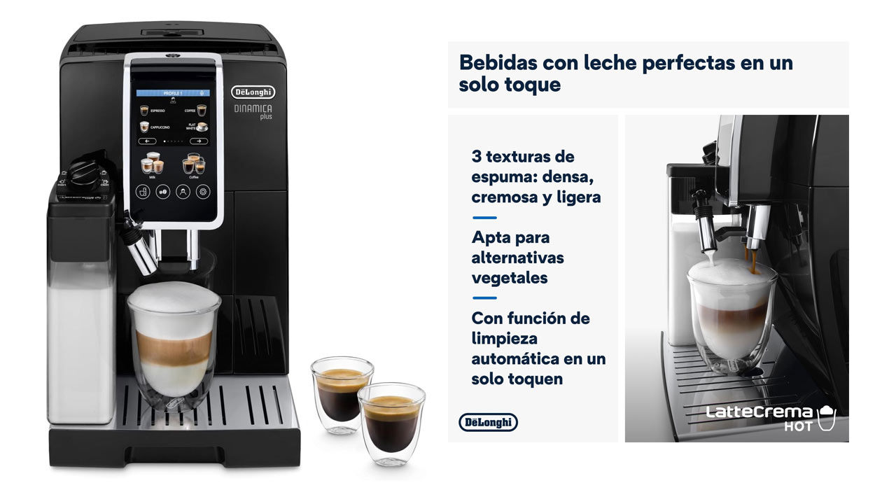 Cafetera De'Longhi Dinamica Plus ECAM38270B