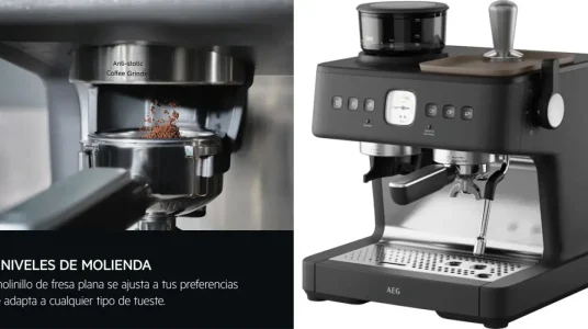 Máquina de café espresso AEG EC8-1-8BP