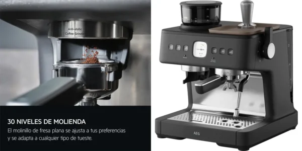 Máquina de café espresso AEG EC8-1-8BP