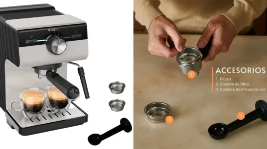 Cafetera espresso manual Krups Authentic XP381B