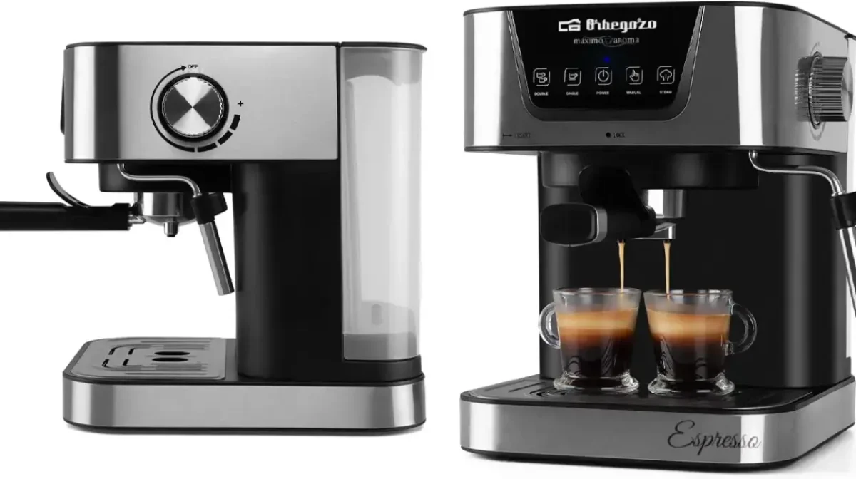Cafetera express Orbegozo EX 6000 de 1050W