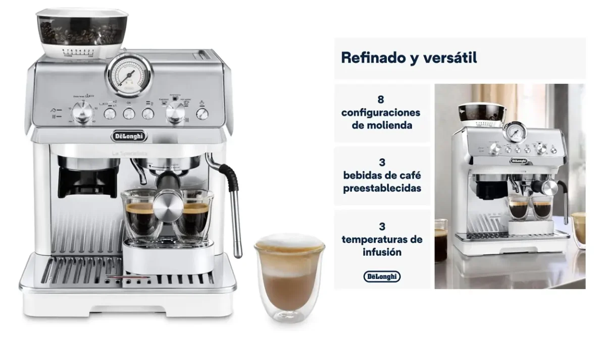 Prepara tus cafés en casa como un profesional con esta cafetera expresso manual De'Longhi al mejor precio del mundo
