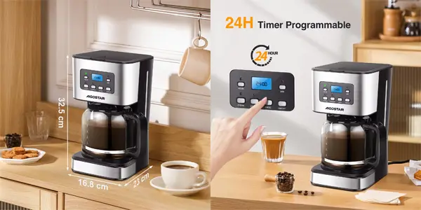 Cafetera de goteo Aigostar Darcy X