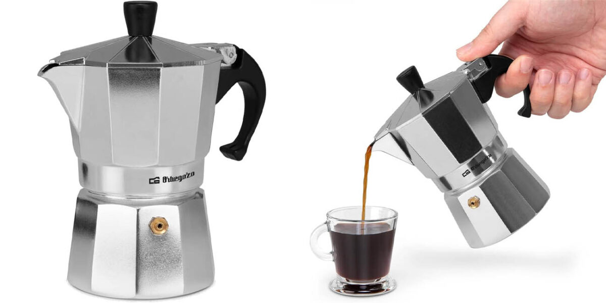 Cafetera italiana Orbegozo KF 300 de 3 tazas