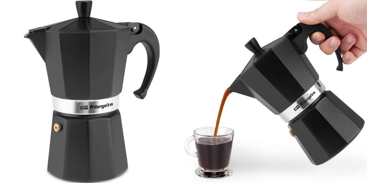 Cafetera italiana Orbegozo KFN 610 de 6 tazas