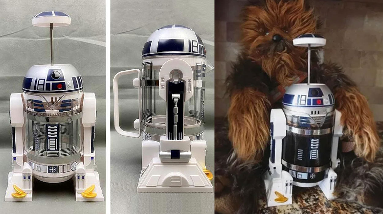 Cafetera manual R2-D2 barata