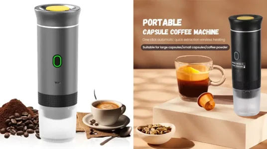 Cafetera espresso portátil e inalámbrica