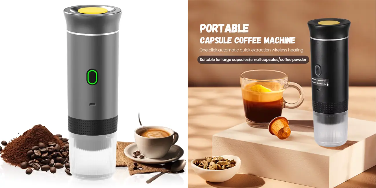 Cafetera espresso portátil e inalámbrica