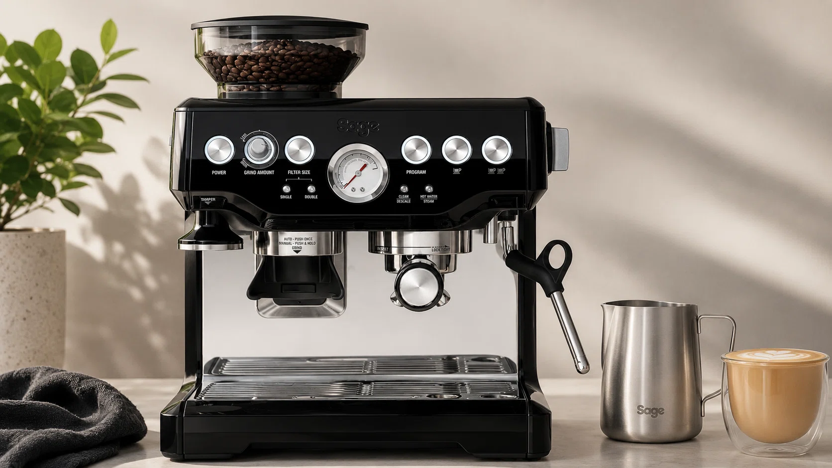 Cafetera superautomática Sage The Barista Express