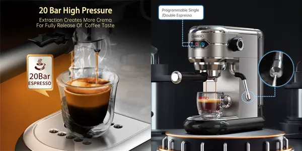 Cafetera semiautomática HiBREW H11
