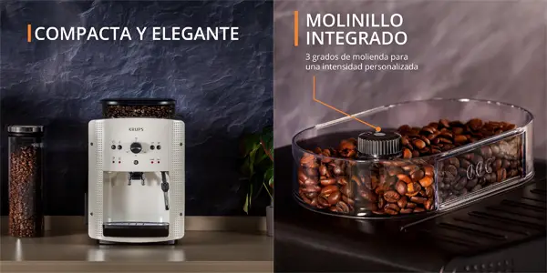 Cafetera superautomática Krups Roma EA8105