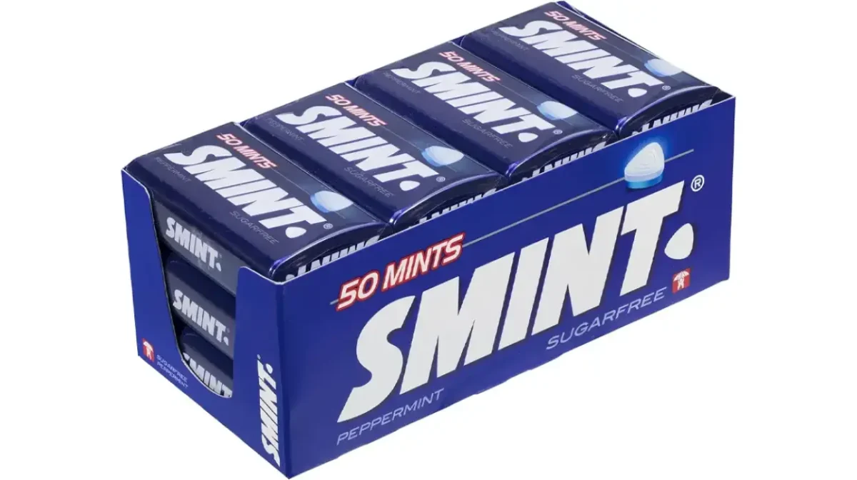 Pack x12 cajas de Smint para un frescor intenso en cualquier lugar