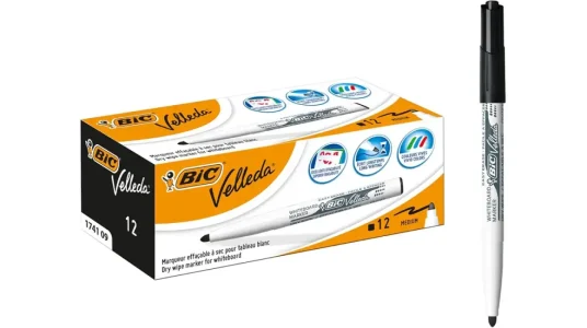 Caja de 12 rotuladores BIC Velleda
